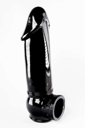 Gaine de pénis semi-réaliste noire