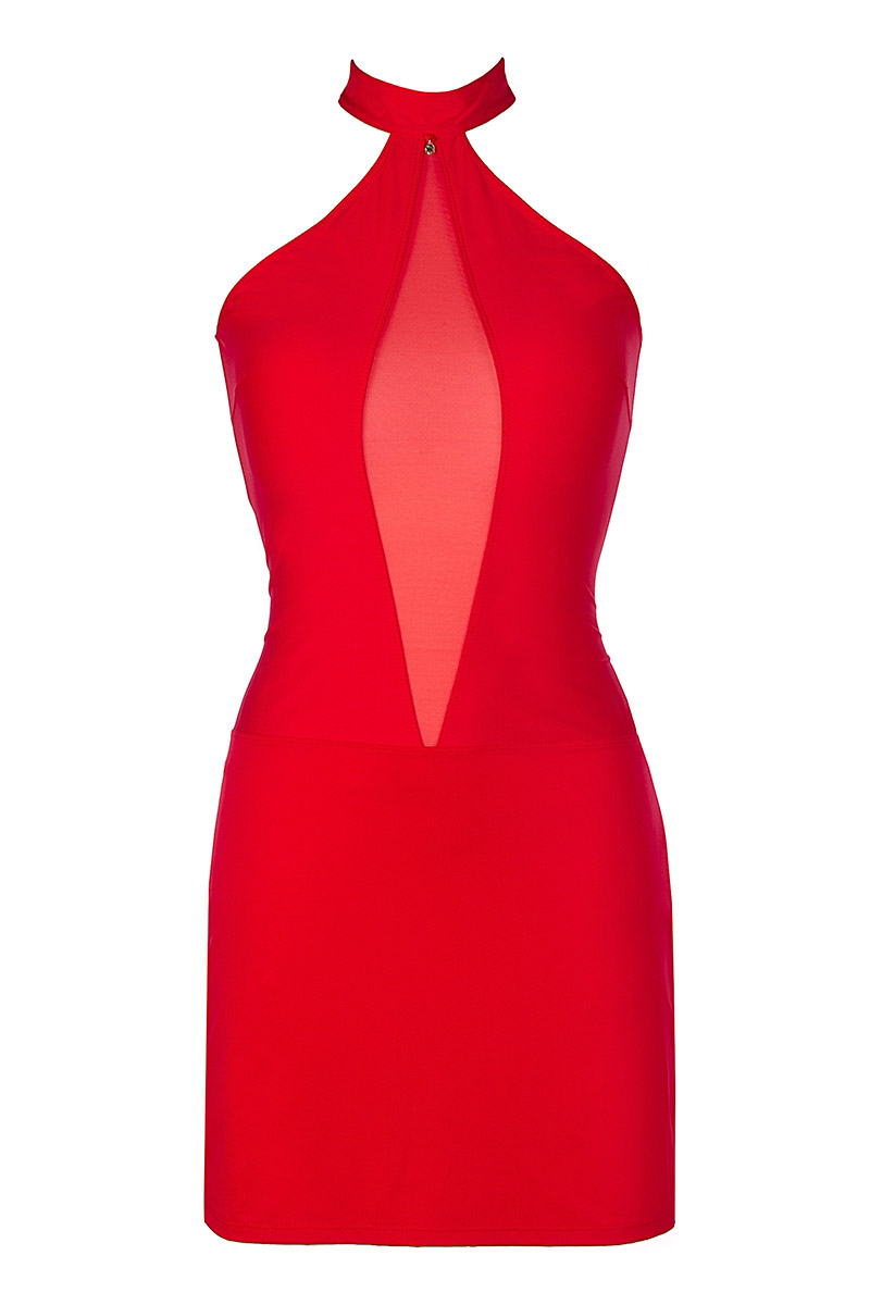 Robe rouge V-9259 – Image 3