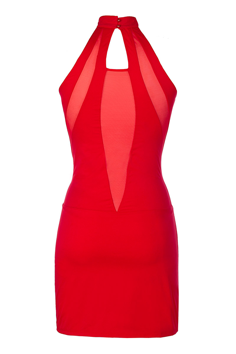 Robe rouge V-9259 – Image 4
