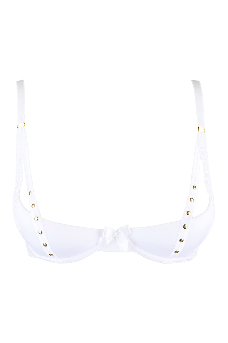 Soutien-gorge seins nus blanc V-9791 – Image 4