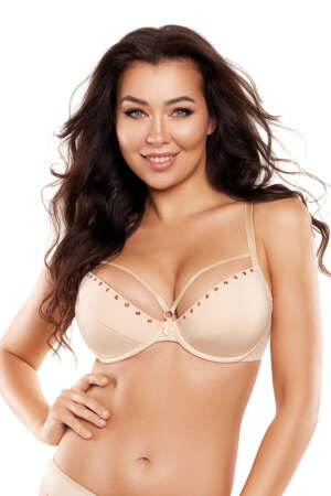 Soutien-gorge push-up beige V-10341