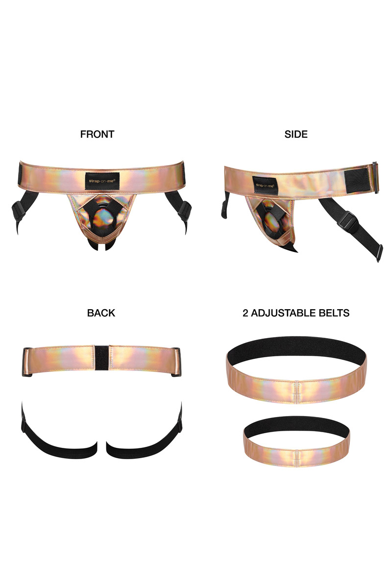 Harnais Curious holographique rose gold – Image 5