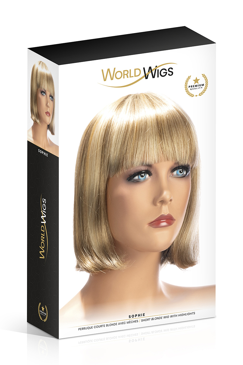 Perruque Sophie blonde avec mèches – Image 2