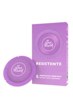 6 Préservatifs résistants