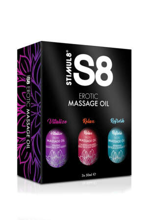 Coffret huiles de massage 3 x 50ml