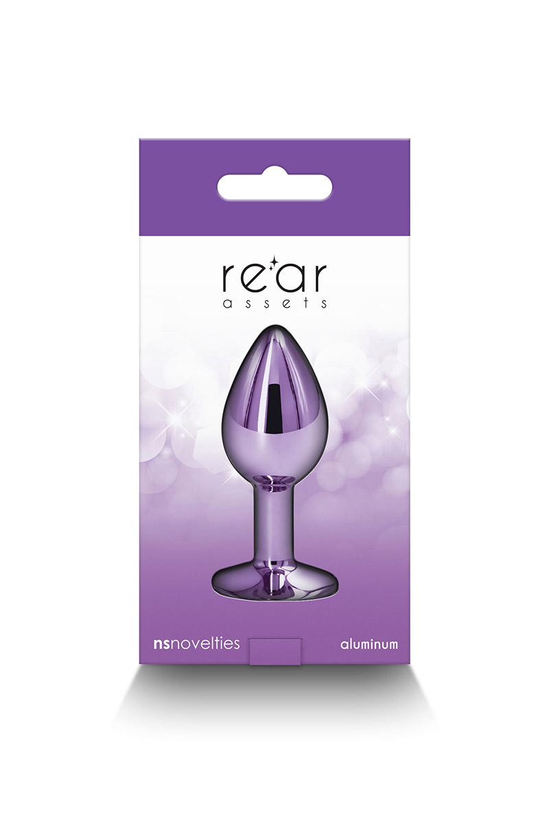 Plug bijou aluminium chromé violet S – Image 3