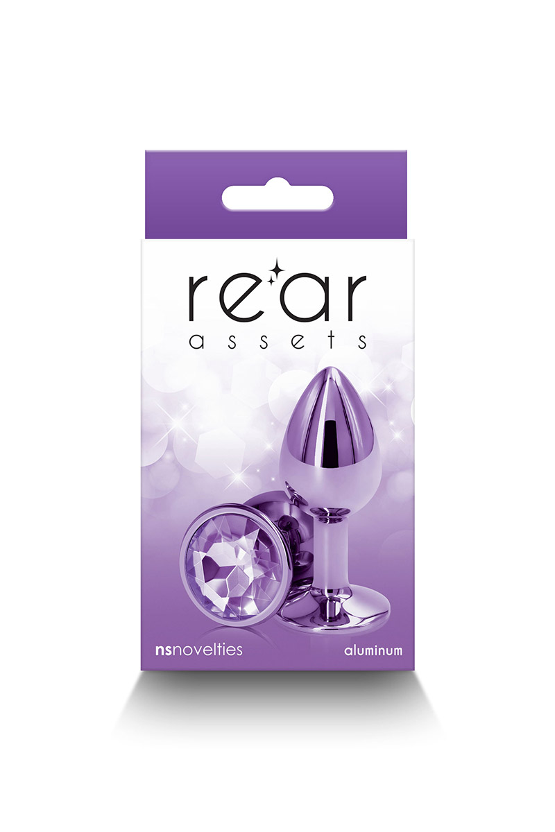 Plug bijou aluminium chromé violet S – Image 4