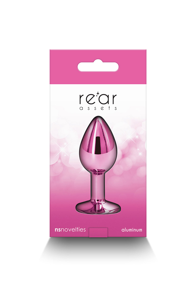 Plug bijou aluminium chromé rose S – Image 3