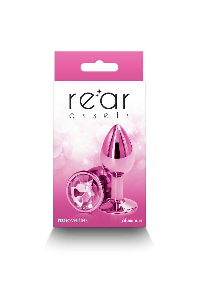 Plug bijou aluminium chromé rose S – Image 4