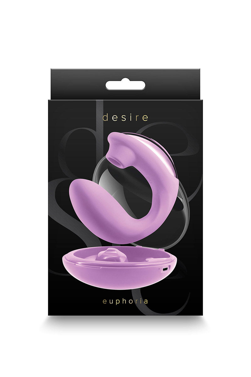 Double stimulateur Desire Euphoria rose – Image 2
