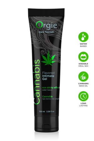 Lubrifiant eau Lube Tube Cannabis 100ml