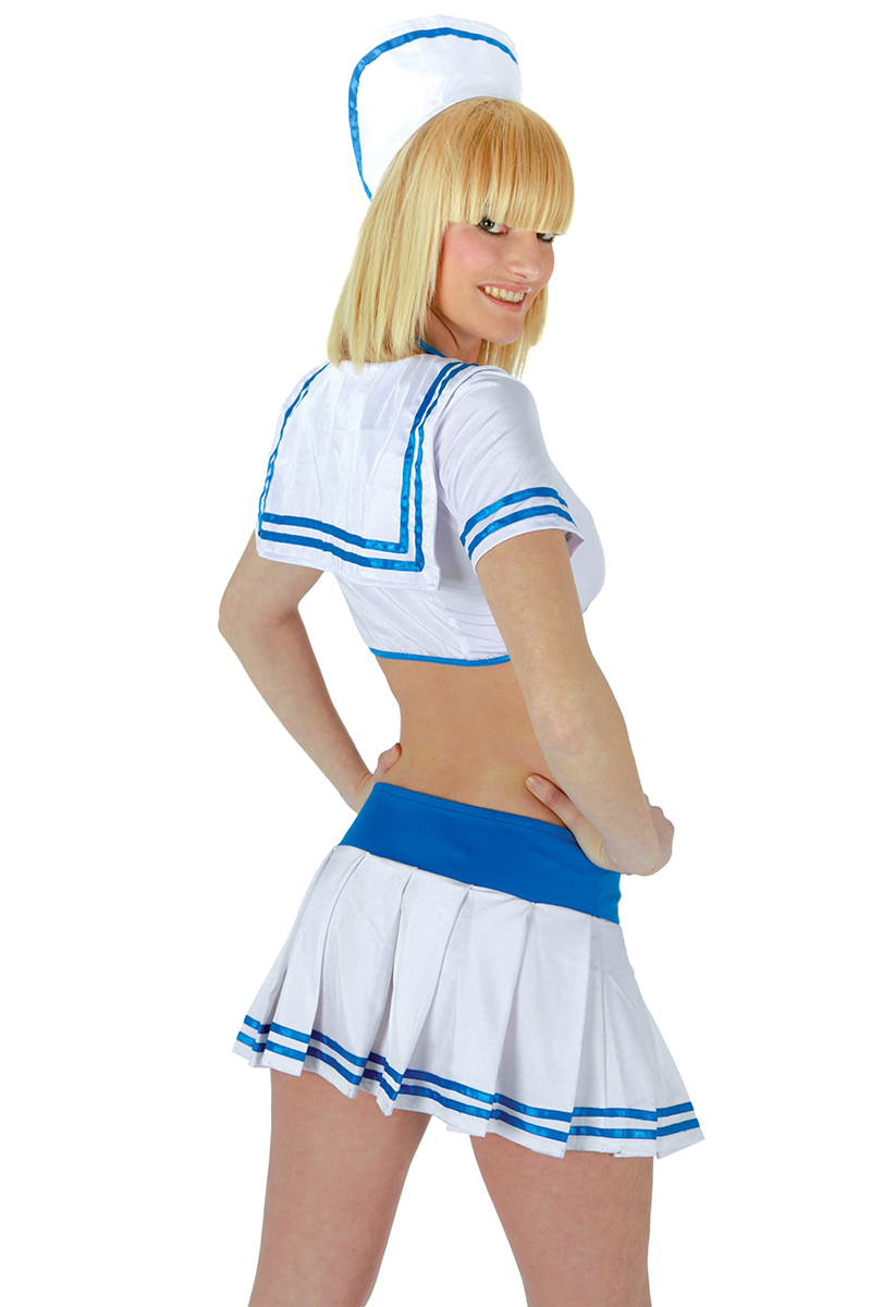 Déguisement de marin femme 5 pièces – Image 2
