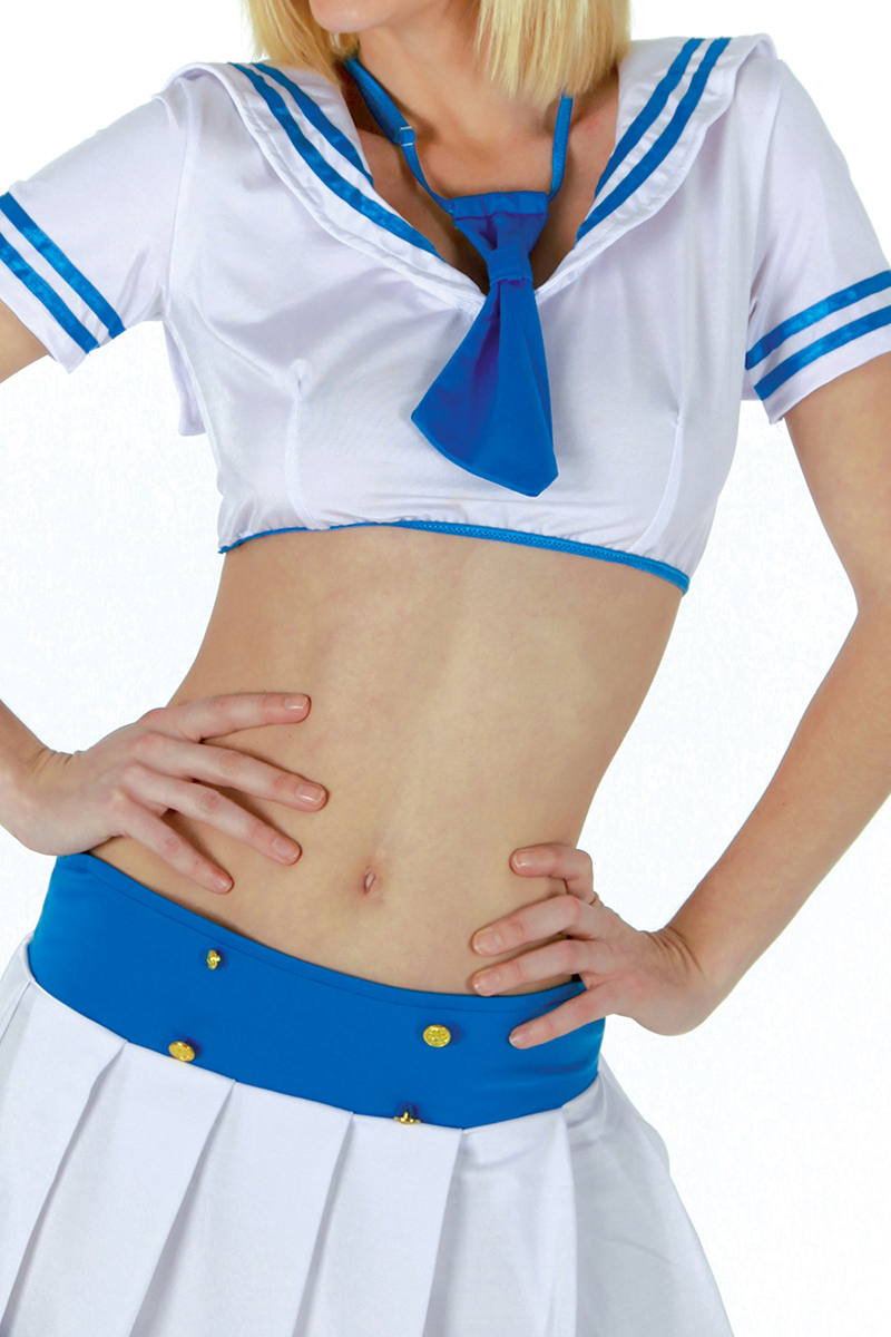 Déguisement de marin femme 5 pièces – Image 3