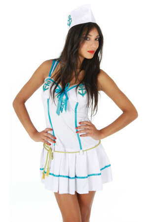 Costume de marin femme 3 pièces