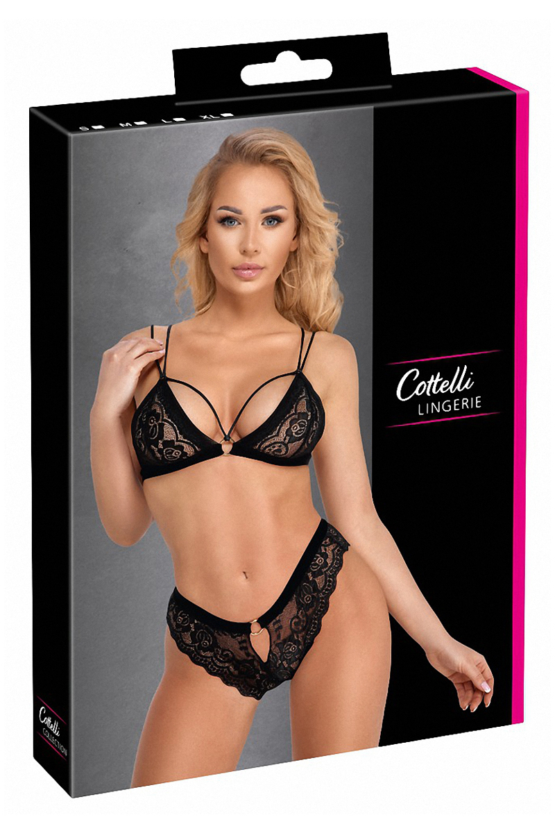 Ensemble coquin noir 2 pièces – Image 5