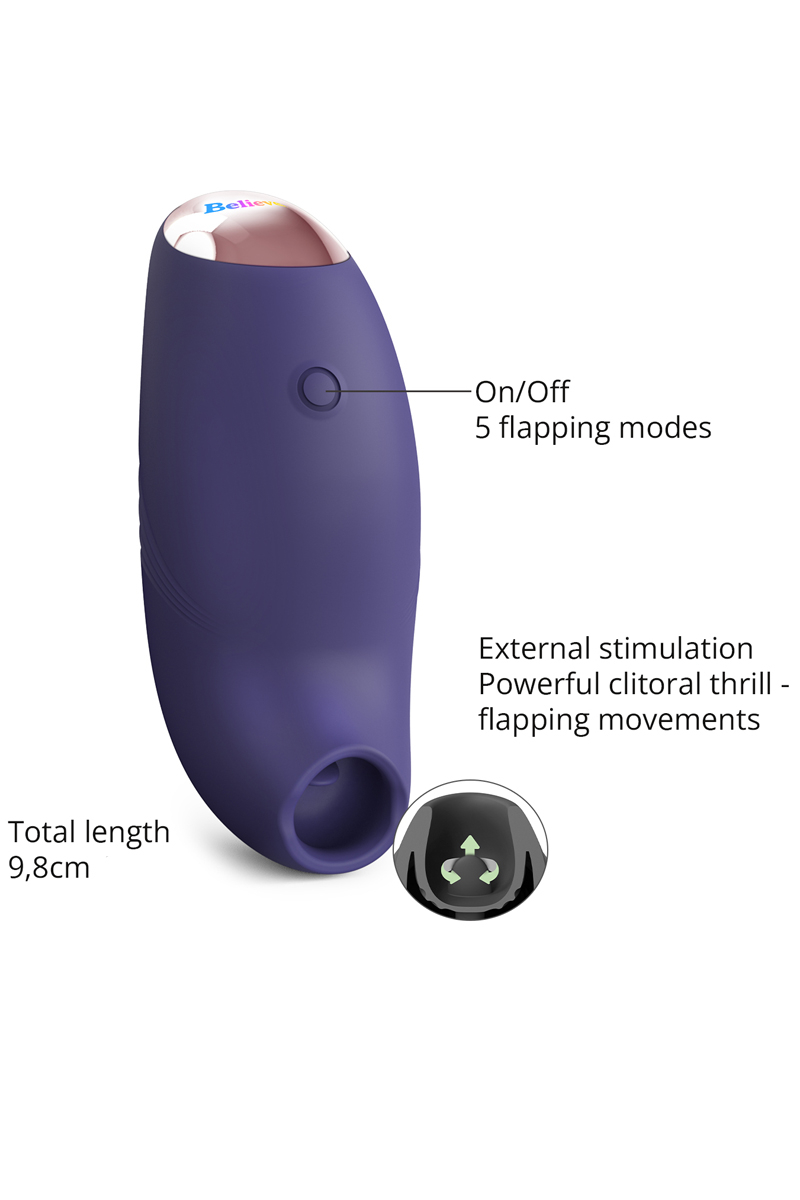 Stimulateur clitoridien Believer violet – Image 4
