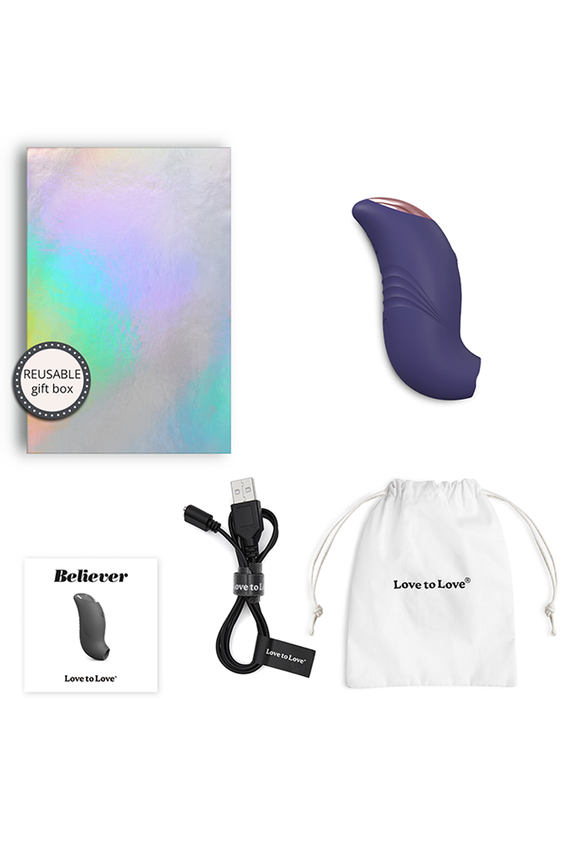 Stimulateur clitoridien Believer violet – Image 5