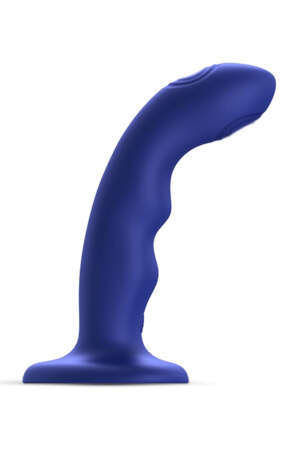 Vibromasseur Tapping dildo wave bleu