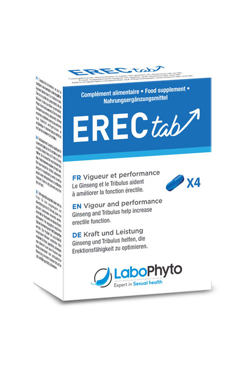 Stimulant sexuel Erectab 4 comprimés