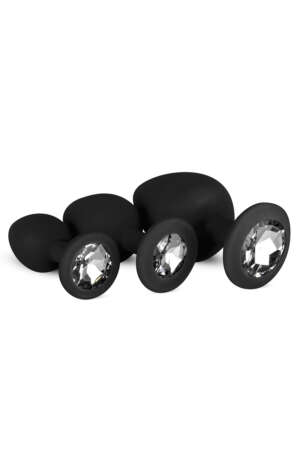 Kit entrainement 3 Butt Plugs noir