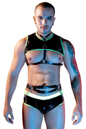Ensemble sexy fluo 4 pièces