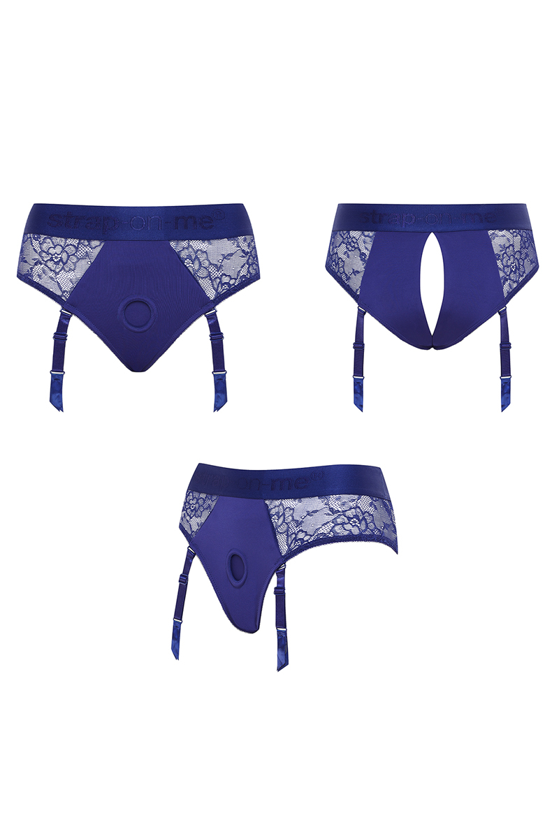 Harnais lingerie Diva bleu – Image 5