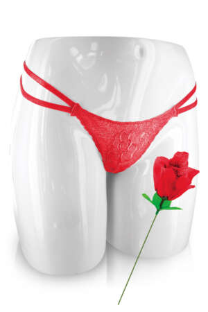 Rose surprise avec petite culotte