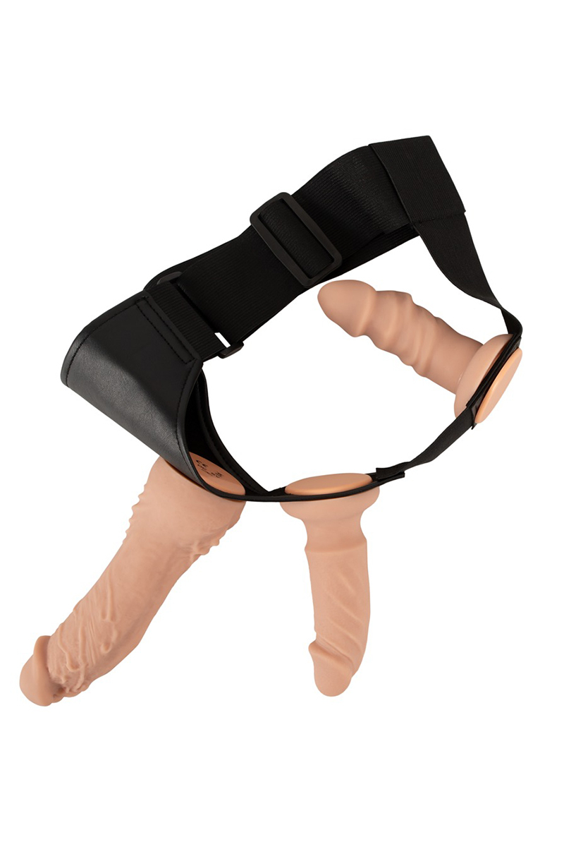 Gode ceinture 3 dildos multi-positions