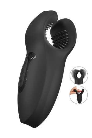 Masturbateur à ailettes vibrantes