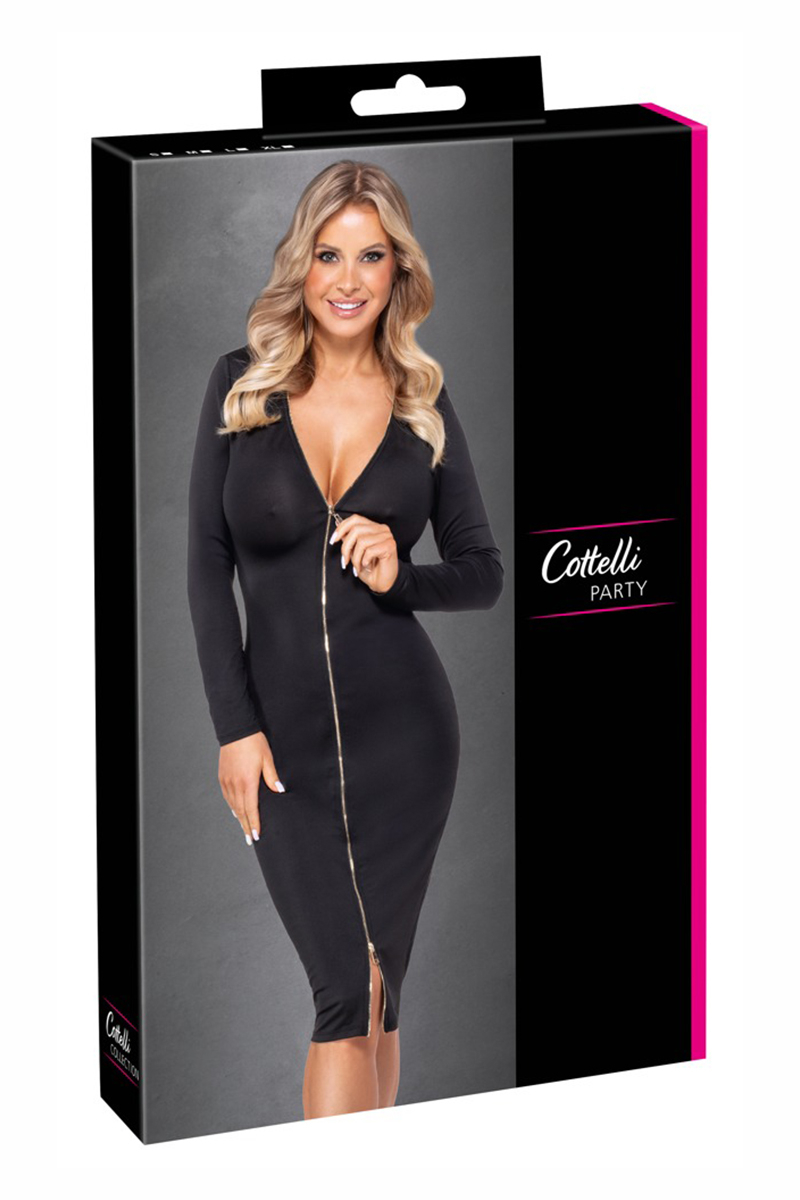 Robe noire à manches longues – Image 5