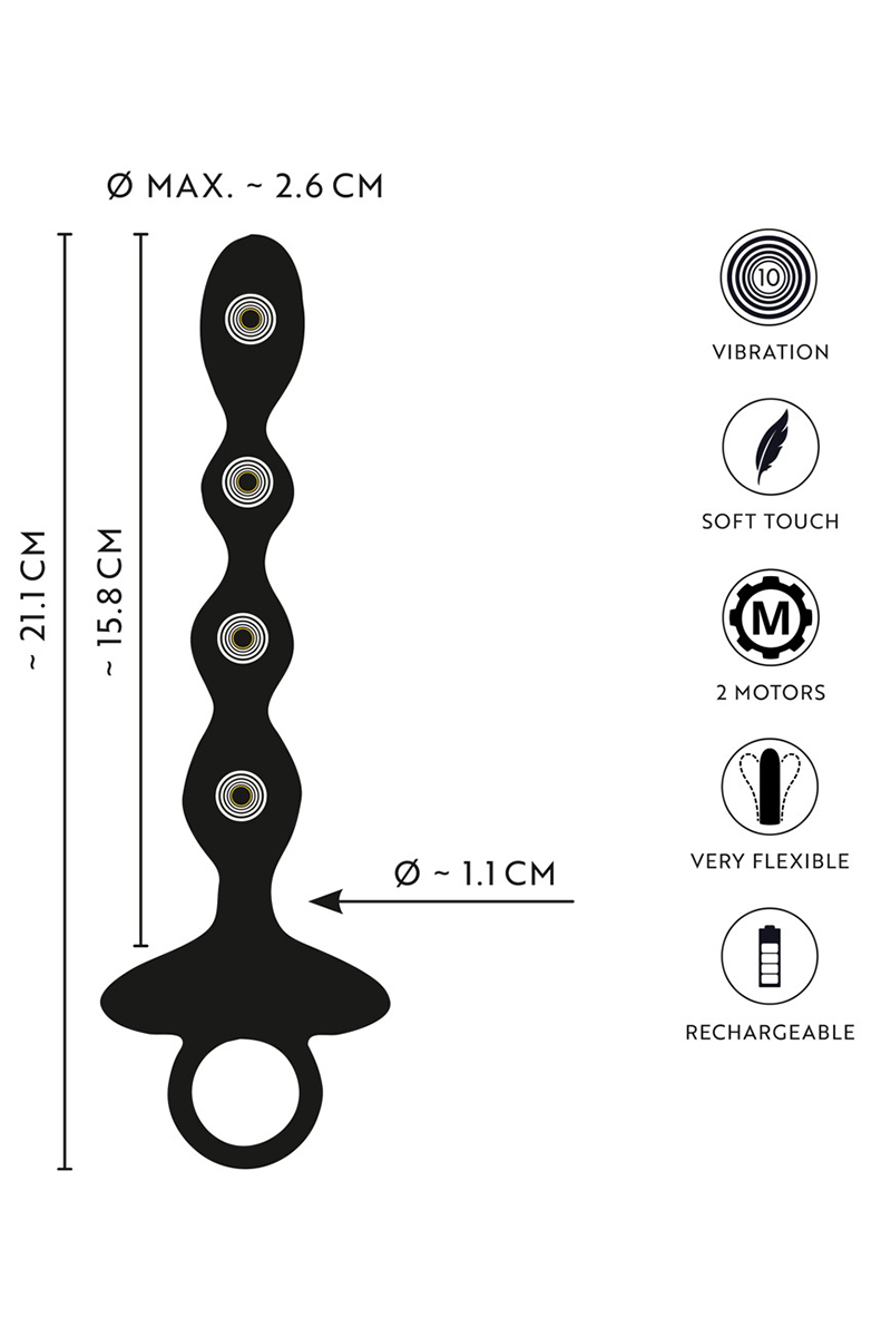Chaine anale vibrante et flexible – Image 4