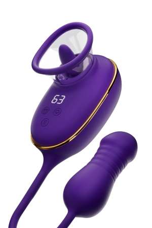 Stimulateur clitoridien et anal Premium multi-fonctions