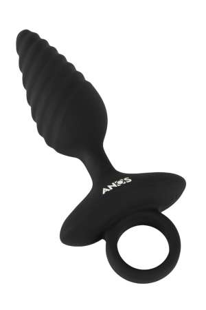 Plug vibrant flexible avec texture en spirale