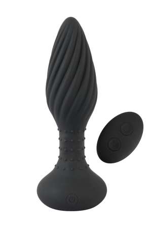 Plug anal vibrant et rotatif télécommandé