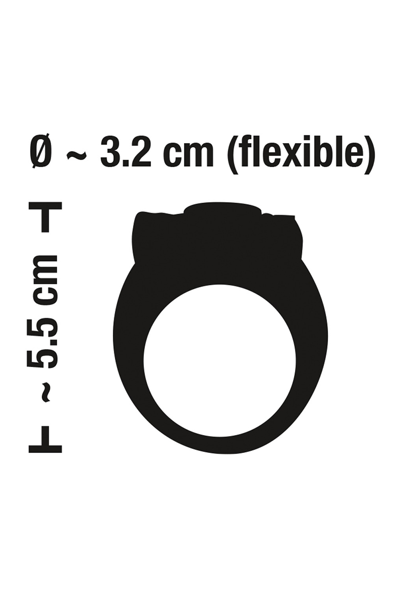 Anneau de pénis vibrant en silicone – Image 4