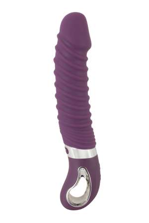 Vibromasseur chauffant rechargeable 23,5 x 4,1 cm