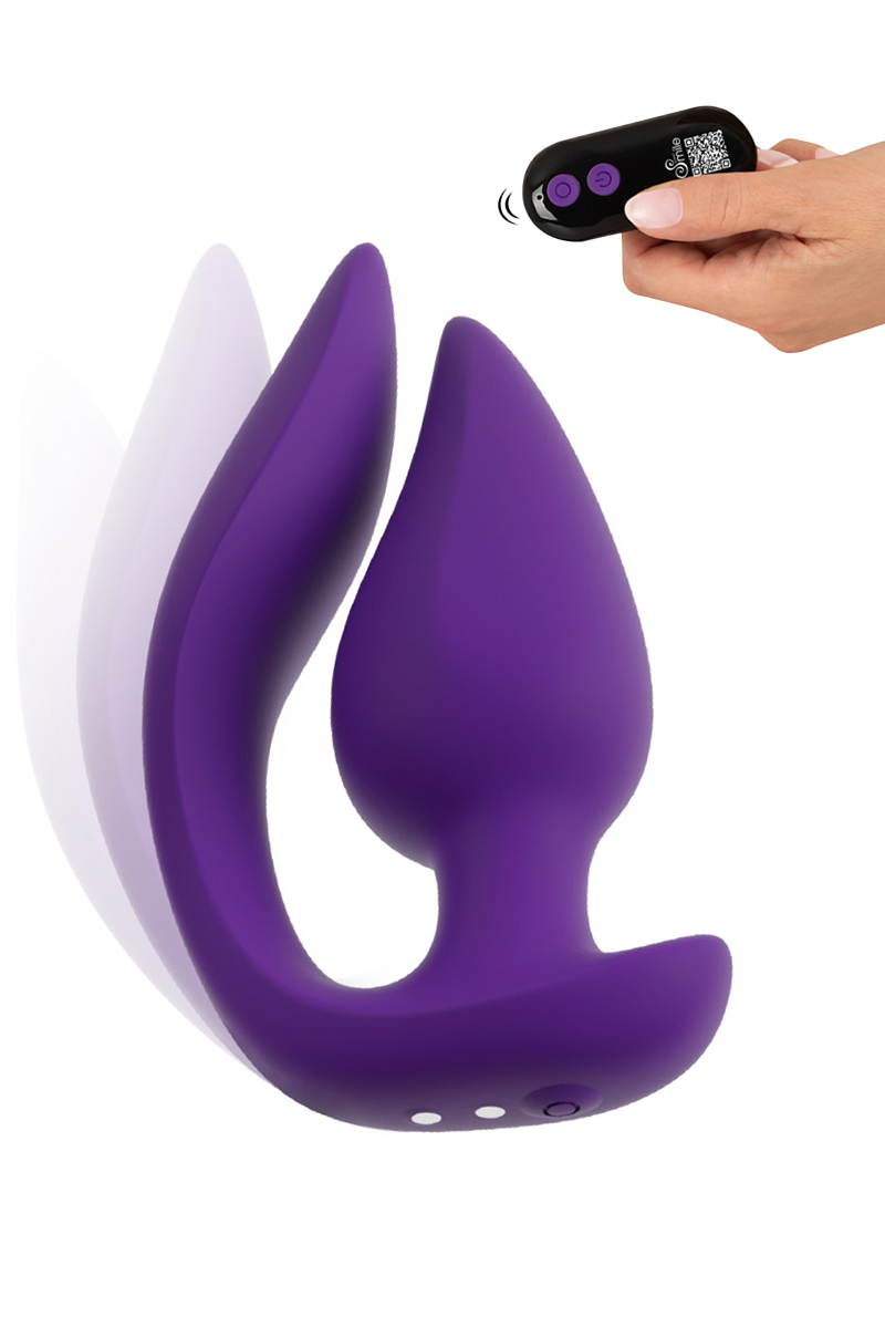 Plug et stimulateur externe vibrant 2 en 1