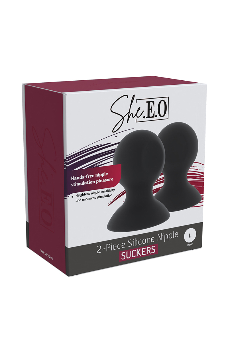 Suceurs de mamelons en silicone taille L – Image 5
