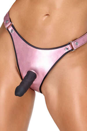 Gode ceinture String Strap-on avec godemiché intégré