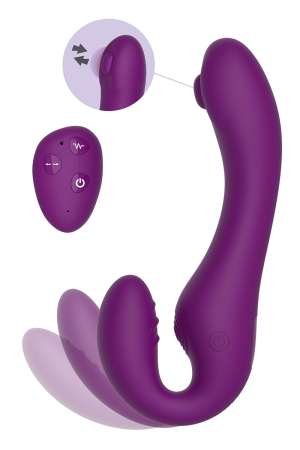 Vibromasseur anatomique pulsatile télécommandé