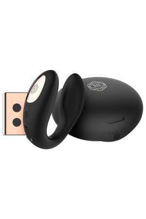 Vibromasseur pour couple C-Shape